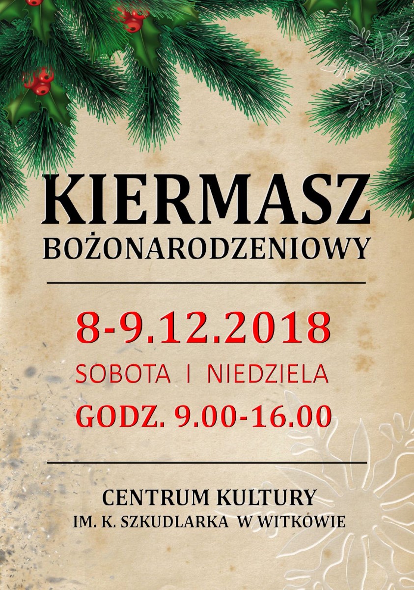 Kiermasz Bożonarodzeniowy