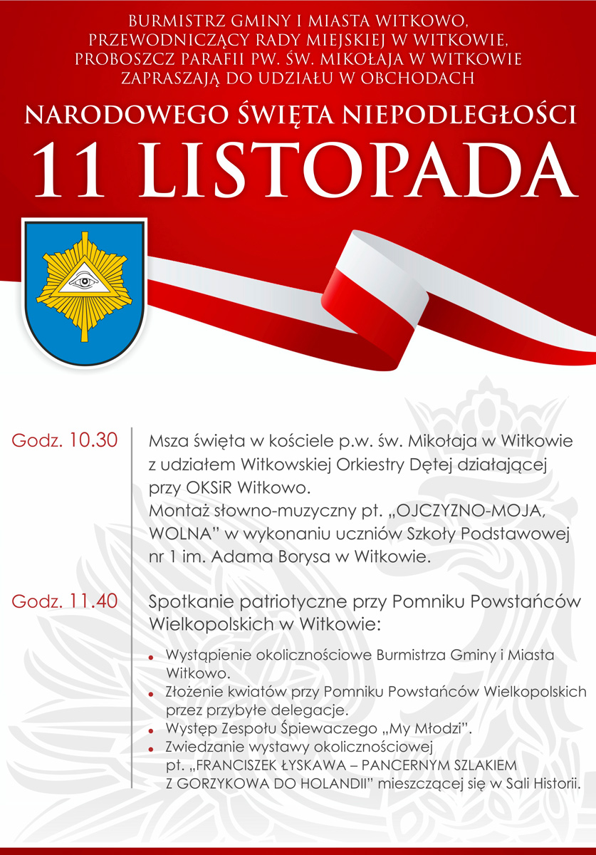 Narodowe Święto Niepodległości - 11 Listopada