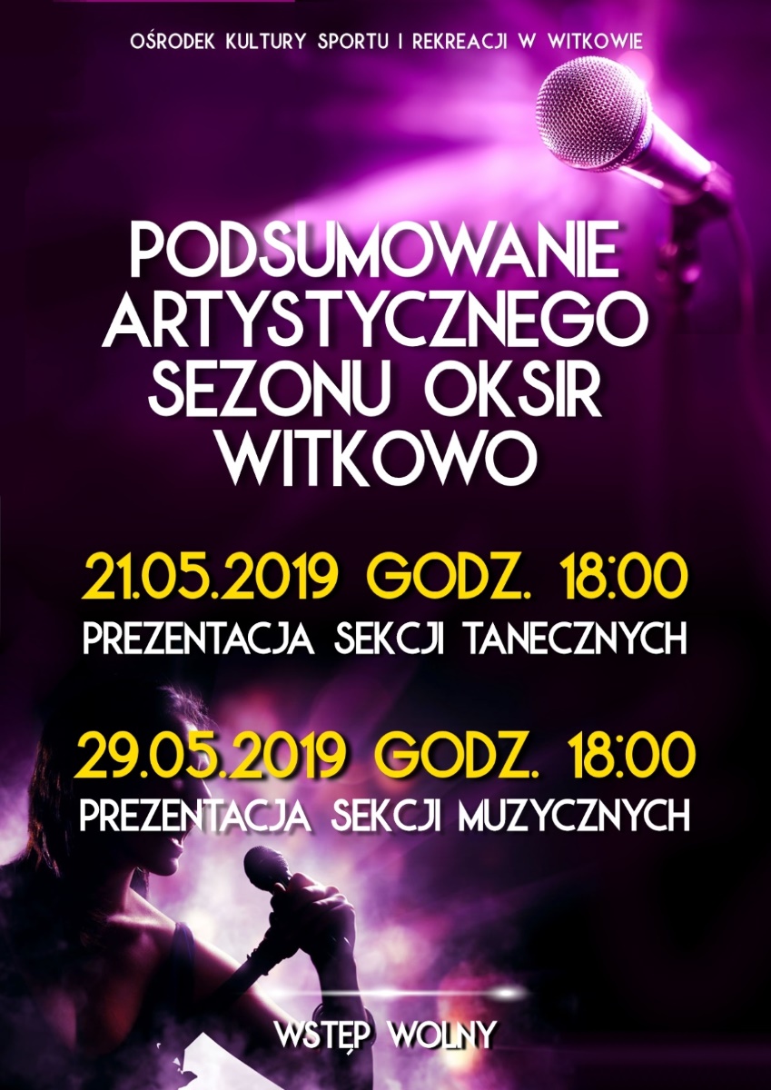 Podsumowanie sezonu artystycznego