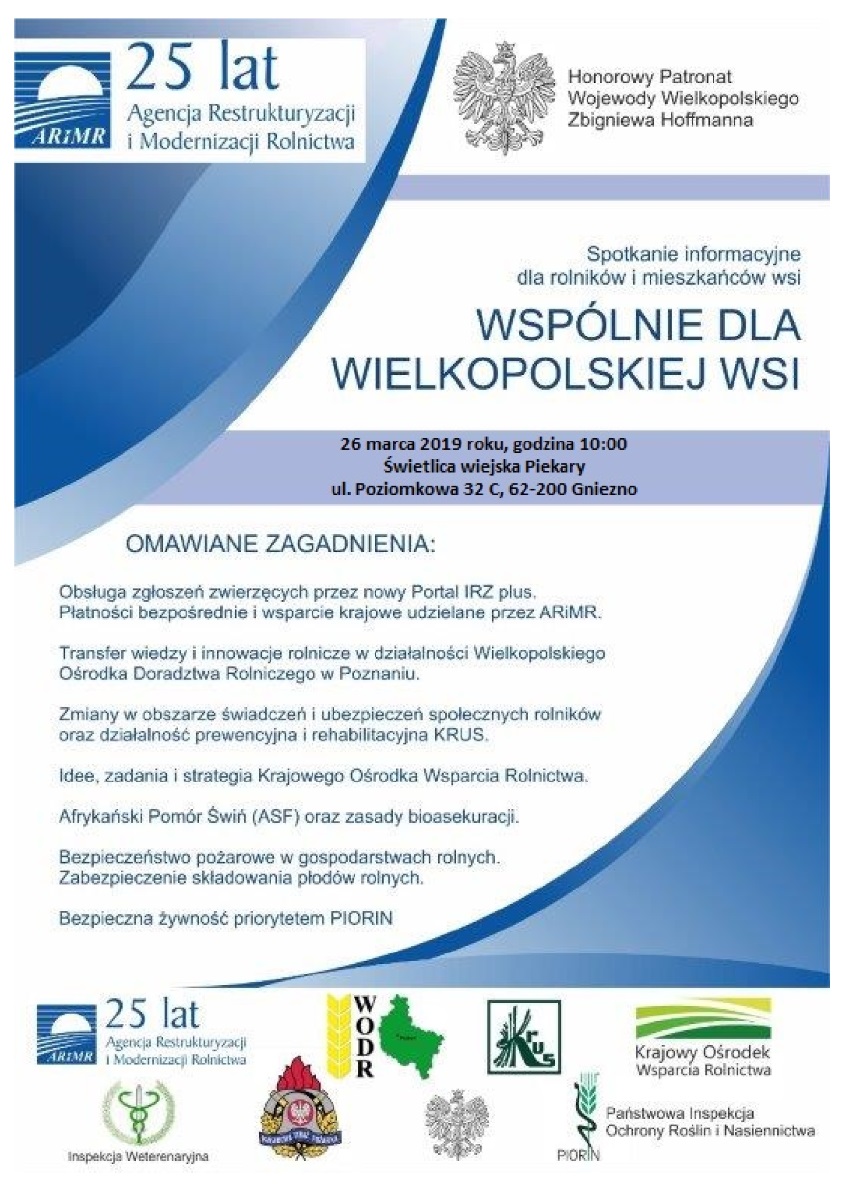 Wspólnie dla wielkopolskiej wsi 2019