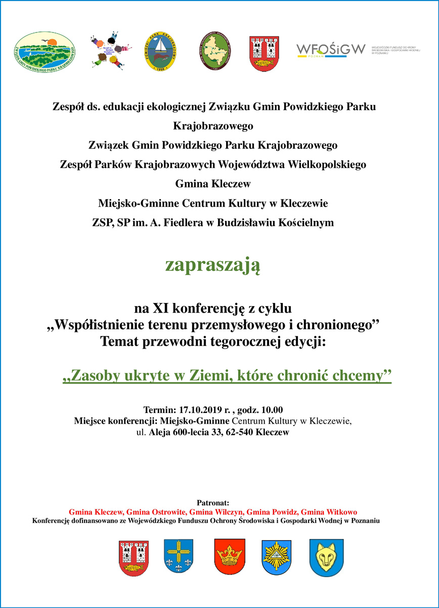 XI konferencja z cyklu "Współistnienie terenu przemysłowego i chronionego"