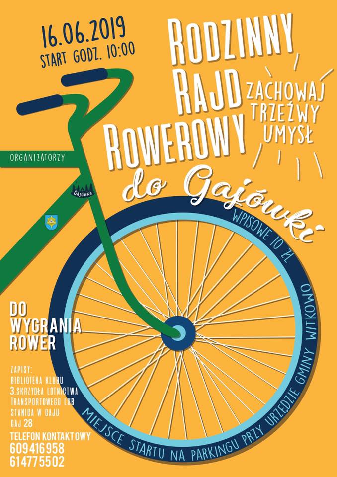 Zachowaj Trzeźwy Umysł Rodzinny Rajd Rowerowy do Gajówki