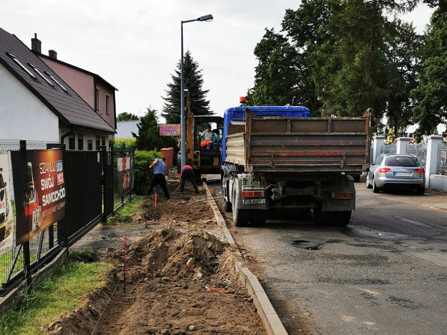 Dokumentacja fotograficzna - Inwestycje drogowe na terenie gminy