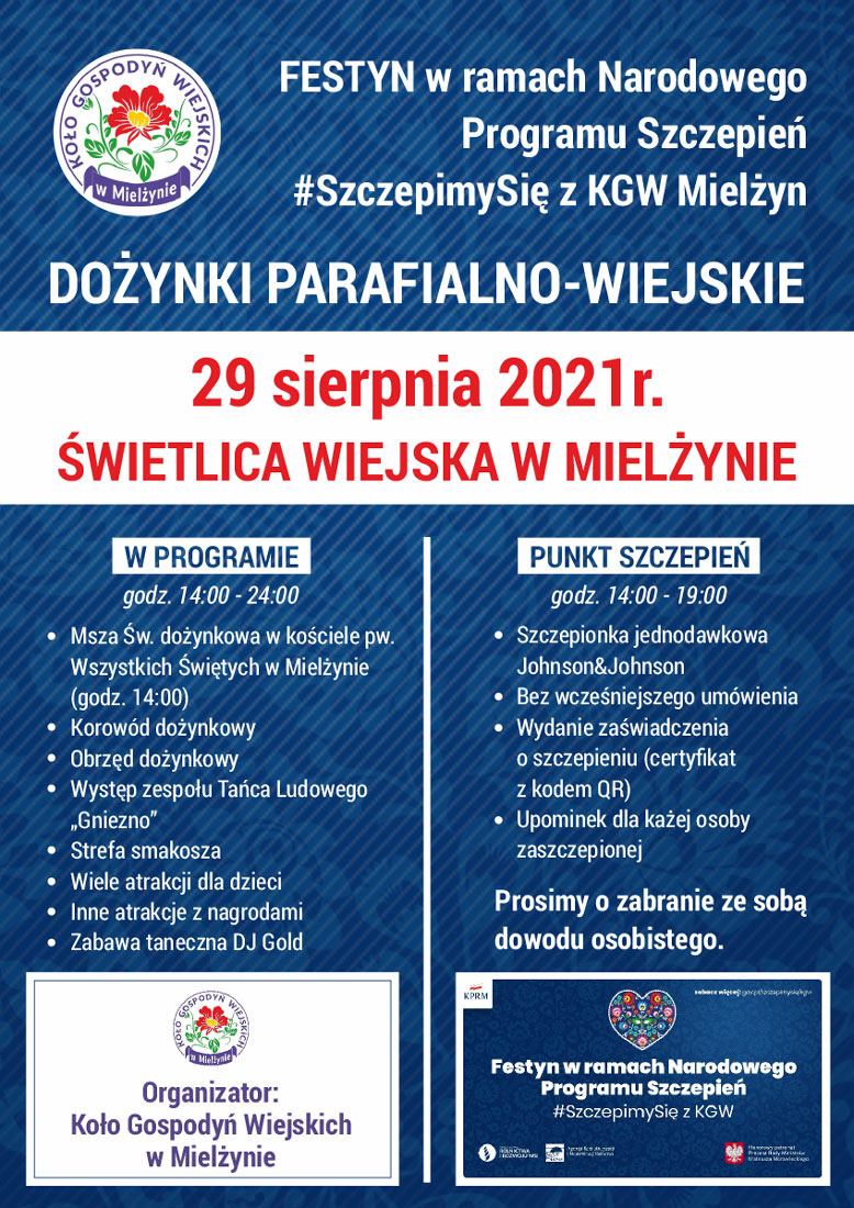 FESTYN #Szczepimy Się z KGW Mielżyn