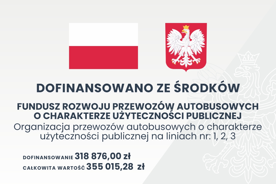 FUNDUSZ ROZWOJU PRZEWOZÓW AUTOBUSOWYCH  O CHARAKTERZE UŻYTECZNOŚCI PUBLICZNEJ