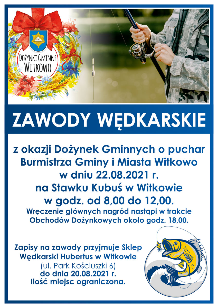 Zawody Wędkarskie z okazji Dożynek Gminnych