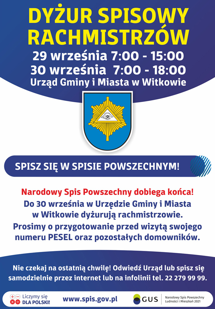 Dyżur Spisowy Rachmistrzów