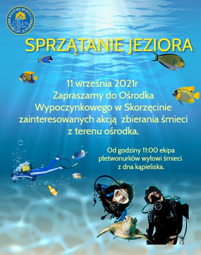 Sprzątanie jeziora