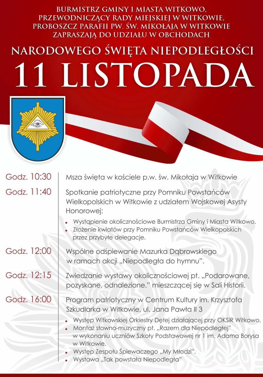 Narodowe Święto Niepodległości - 11 Listopada