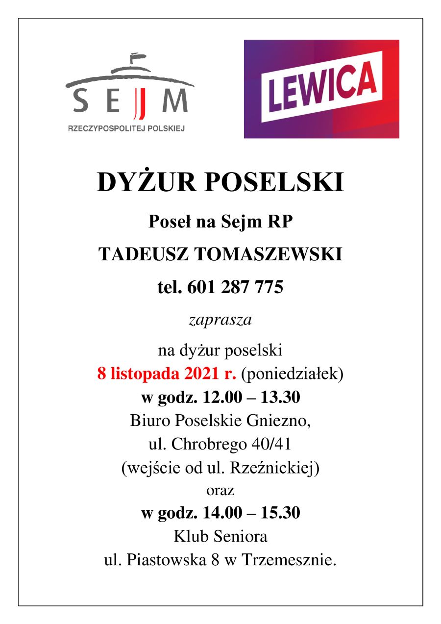 w dyzur poselski trzemeszno gniezno 8