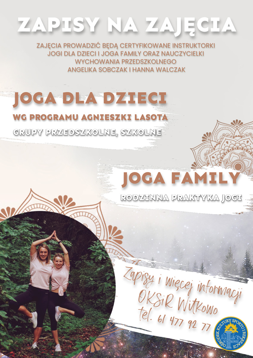 Zapisy na zajecia Jogi