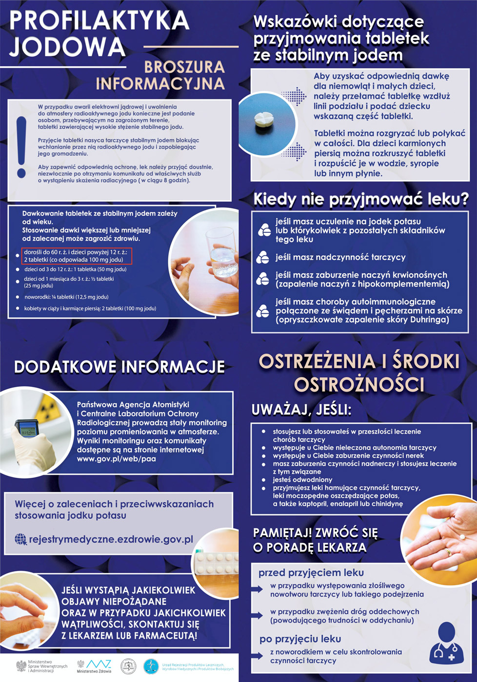 Profilaktyka jodowa - broszura informacyjna