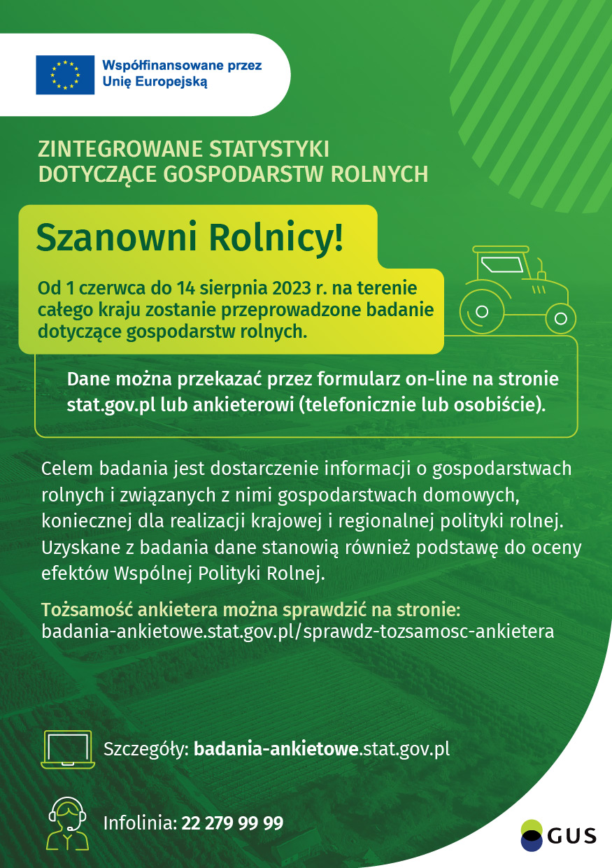 Zintegrowane statystyki dotyczące gospodarstw rolnych