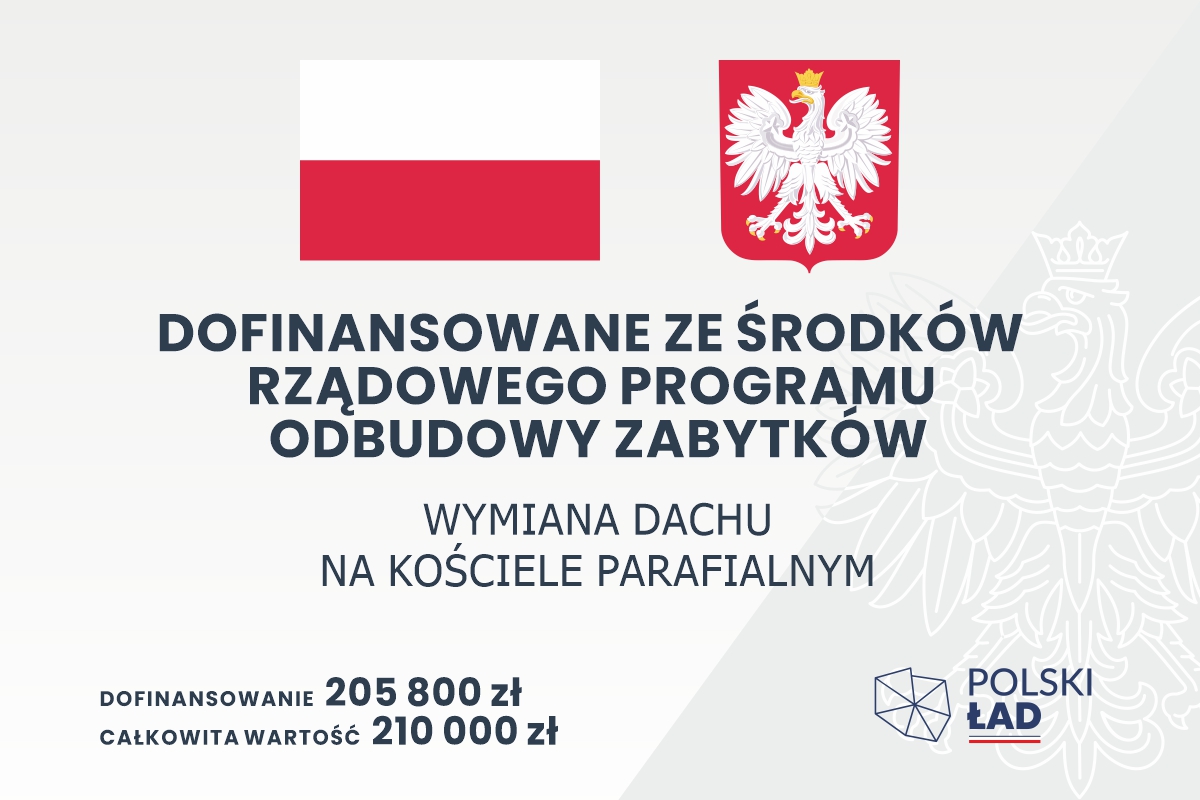 Wymiana dachu na kościele parafialnym