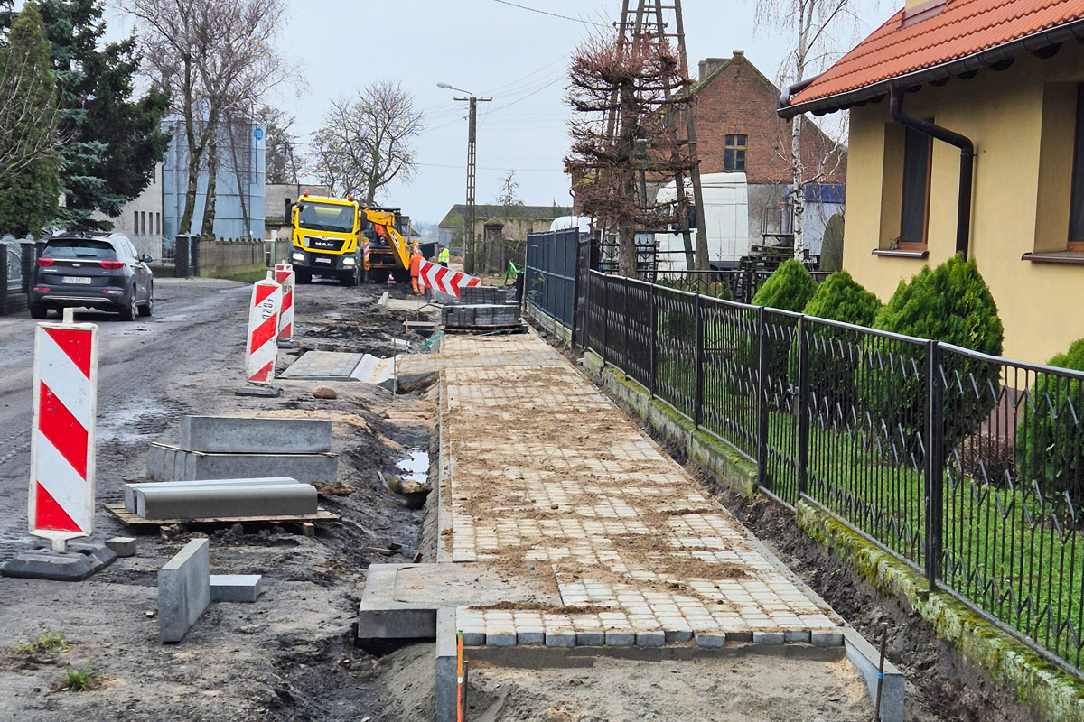 „Poprawa bezpieczeństwa niechronionych uczestników ruchu na drodze gminnej w miejscowości Mąkownica, gm. Witkowo”