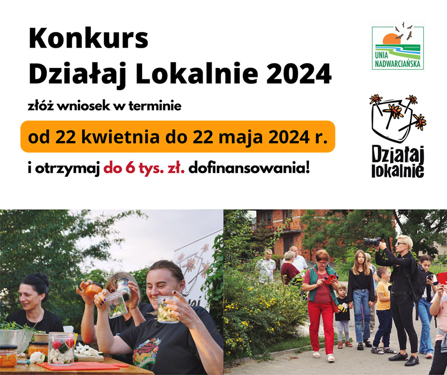 Rusza nabór wniosków Działaj Lokalnie 2024!