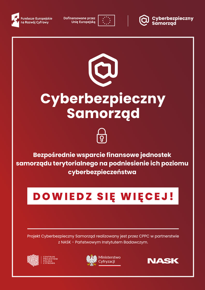 „Wzmocnienie systemu cyberbezpieczeństwa w Gminie i Mieście Witkowo”