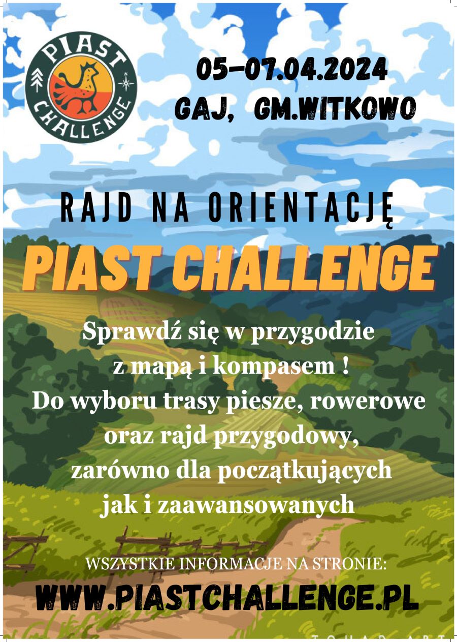 w piast challenge 1 plakat